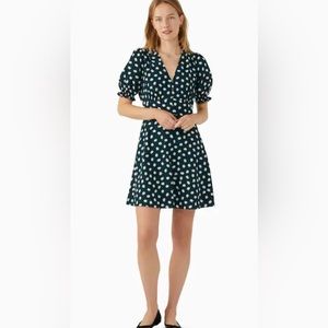 Kate Spade Green- blueberry print dress